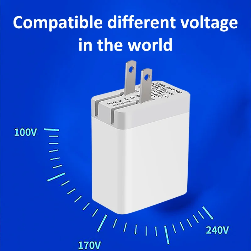Универсальное зарядное устройство ce rohs для путешествий Быстрая зарядка qc samsung