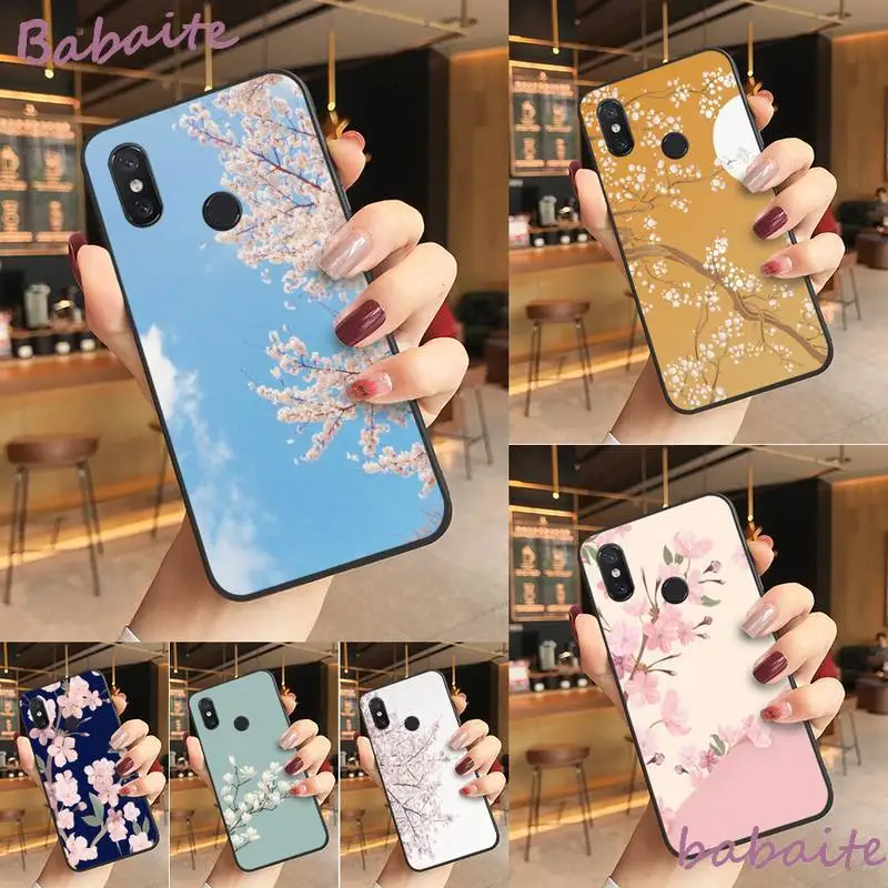 Чехол для телефона Babaite с изображением цветущего вишневого дерева чехол Redmi note 8