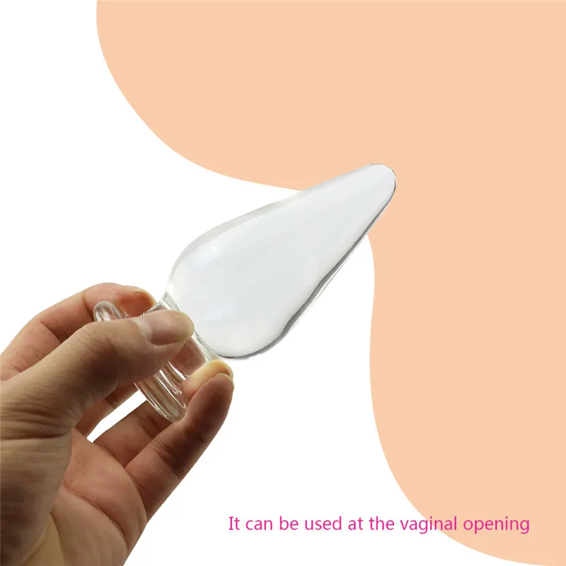 Стеклянный фаллоимитатор Amal Plug анальные интимные игрушки для женщин и мужчин