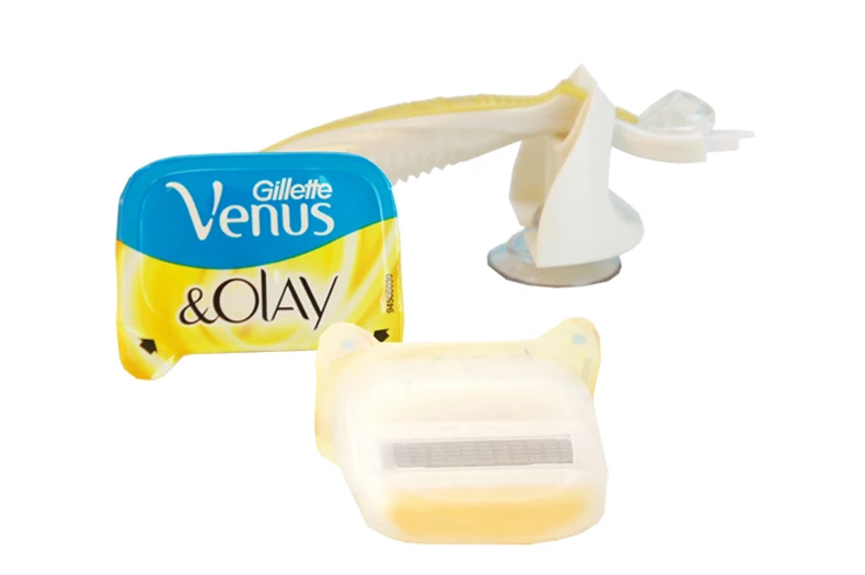 Бритва Gilltte Venus Olay удобная женская классическая Безопасная бритва лезвия для бритья Бритва для волос для девочек 1 держатель и 2 лезвия