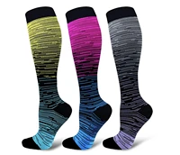 3 pairs compression socks for women men best medical stockingsnursinghikingtravel flight socks running fitness