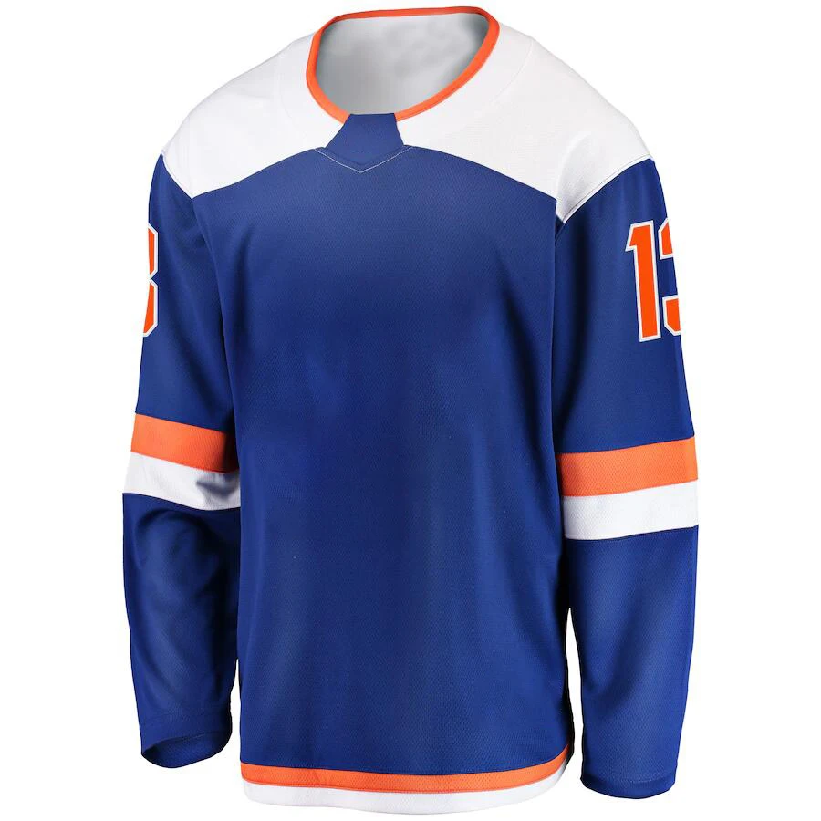 

New Men's American Hockey Jersey 2021 New York Hockey Jerseys Custom John Tavares Anders Lee Mathew Barzal Jersey Fans T-Shirt