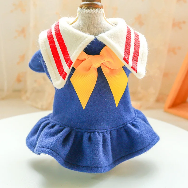 

Dog Clothes Winter Clothes Pet Supplies Clothing Puppy New Student Dress Cat Spring and Autumn Dog Clothes for Small Dogs
