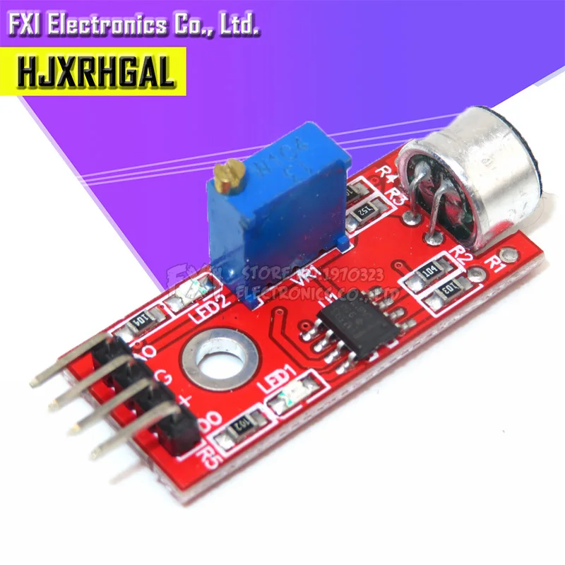 KY-037 Новый 4pin голосовой звук обнаружения сенсор модуль микрофон передатчик умный