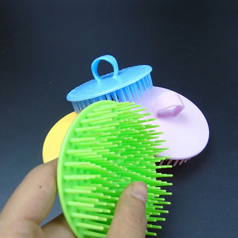 2 шт./компл. шампунь щетка для душа цвет случайный насадка из смолы спа перхоти