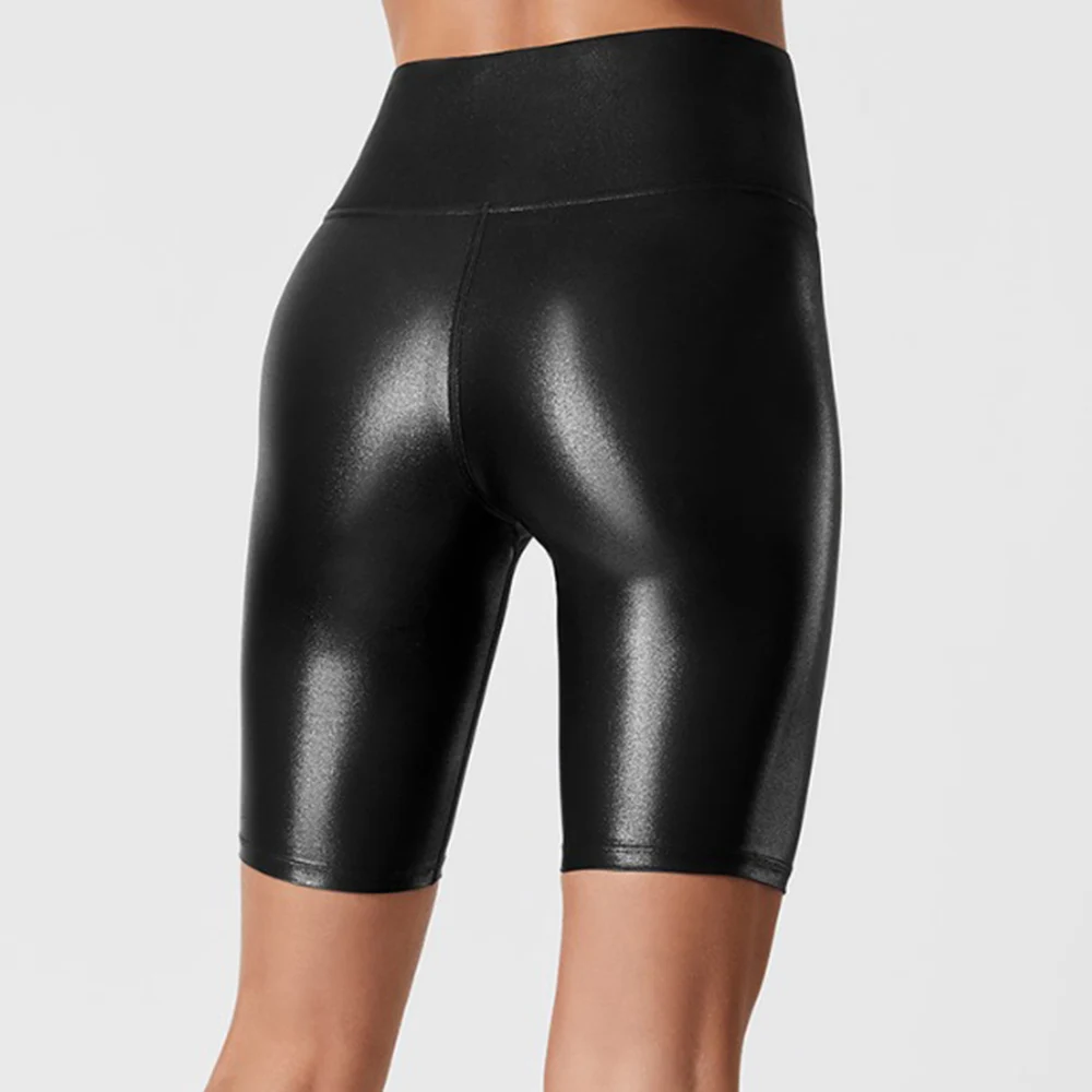 

Shiny Hot Pants Casual Shorts Clubwear Sexy Sports Yoga Slim fit Stretch