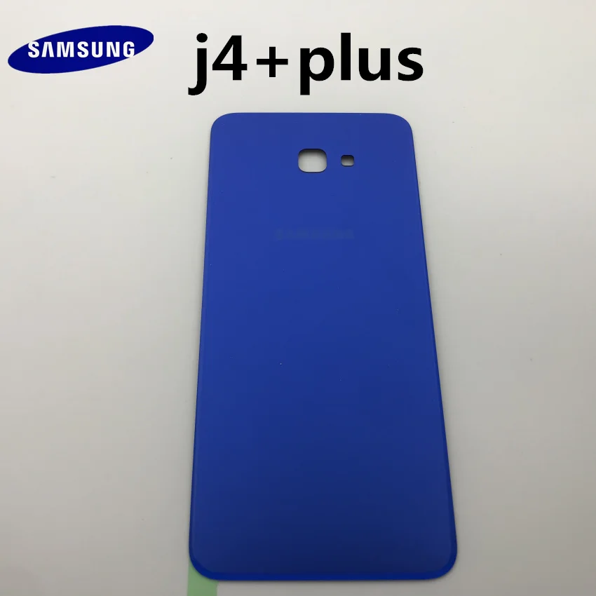 Original For Samsung Galaxy J4+ j4 plus j415 Back Battery Cover Door Rear Housing Case Replacement + Adhesive Sticke | Мобильные