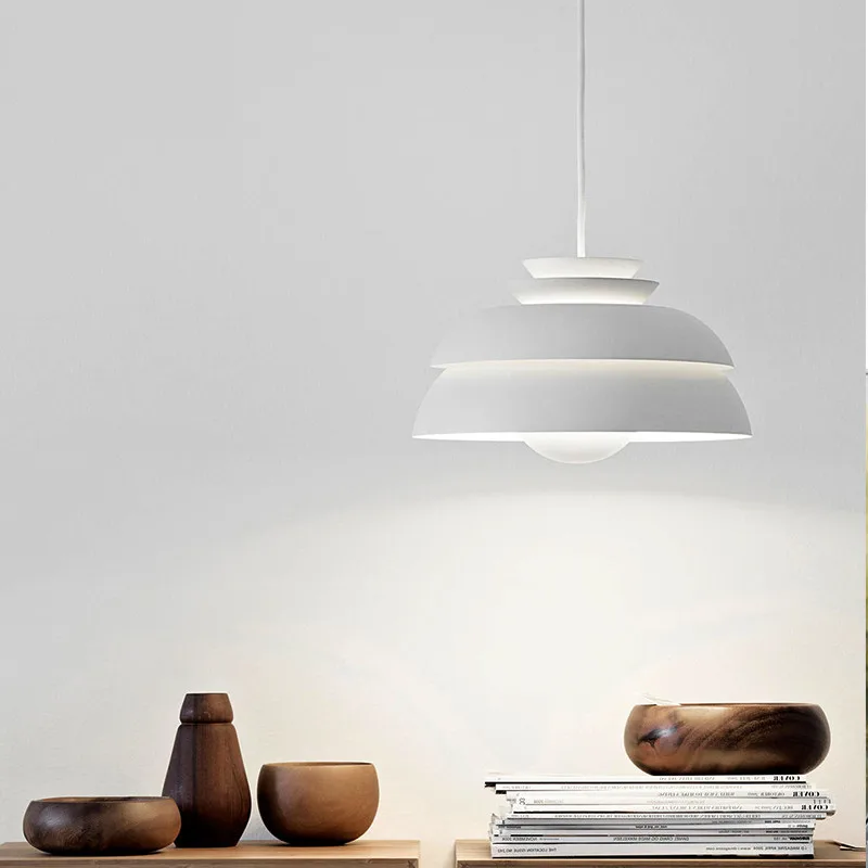 Современный подвесной светильник в виде простоты Дания светодиодная лампа форме