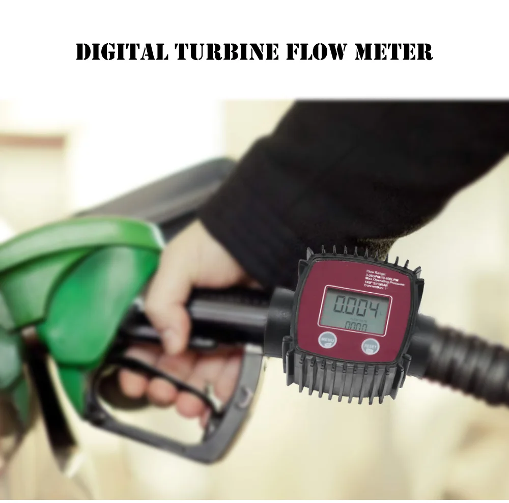 ЖК цифровой турбинный расходомер дизельного топлива Расходомер для измерения