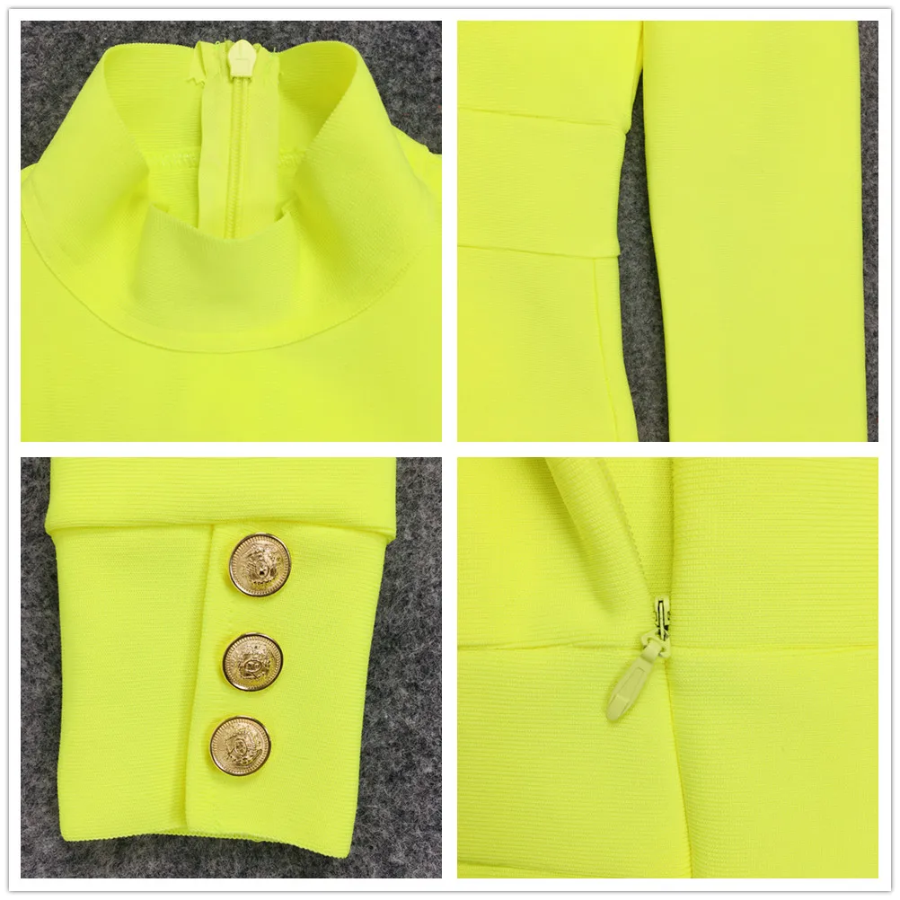 

Nice New Women Dresses Bandage Long Sleeve Elegant Summer Sexy Bodycon Party Club Celebrity Elegant Clothes