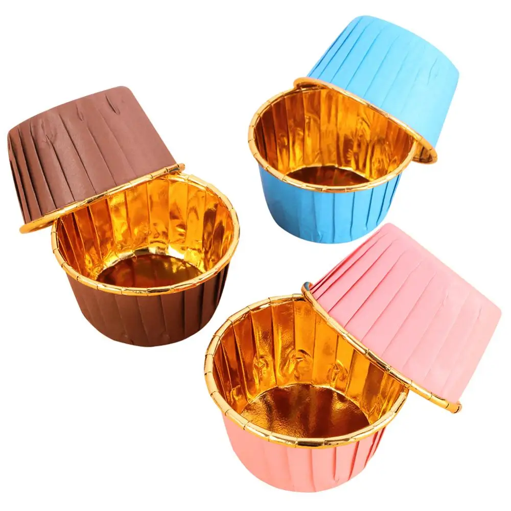 50 шт./компл. бумажные стаканчики для кексов подложка Обложка торта форма выпечки