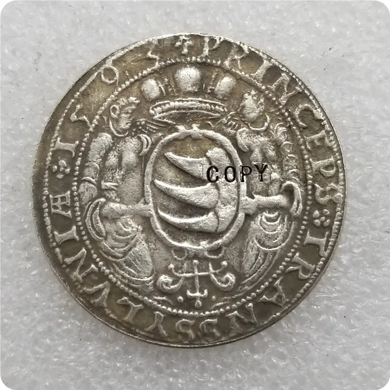 Европейская средневековая монета 1593 Ducat Nostra | Дом и сад