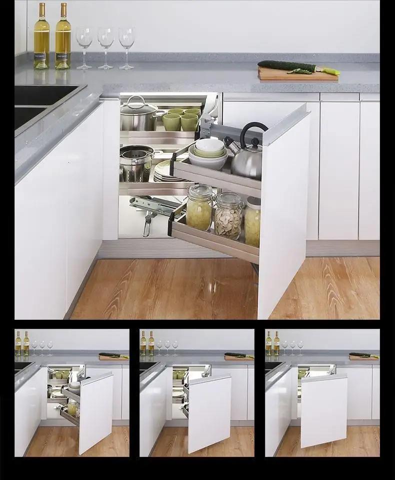 Для Keuken Organizar блюдо Cucina Cestas Corredera кухонная стойка из нержавеющей стали Cozinha кухонная корзина для шкафа