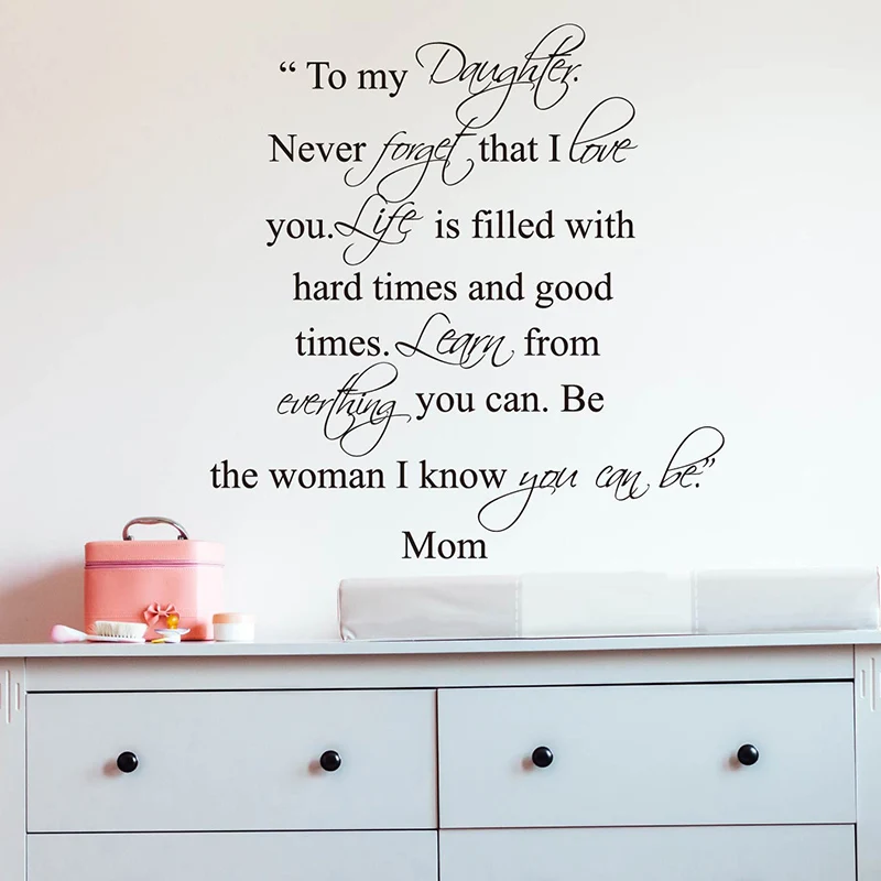 Наклейки на стену для моей дочери настенные наклейки девочек|Наклейки стену| |