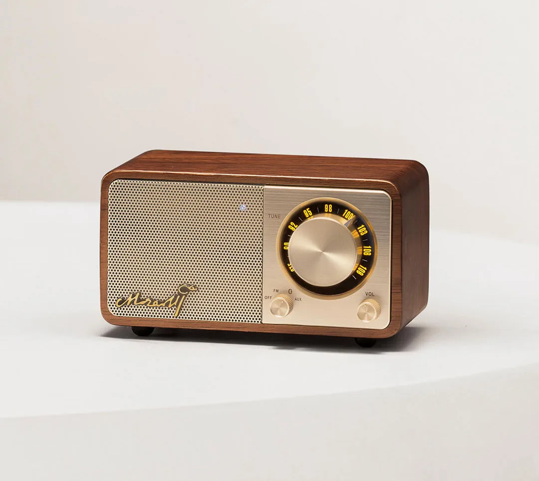 Xiaomi Youpin Bluetooth динамик Ретро беспроводной динамик с fm-радио портативный динамик мини беспроводной Bluetooth динамик