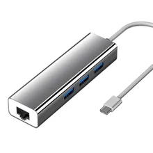 1pc 2.0 Network Cards Converter Dock Portable Laptop Computer Hub Docking Station