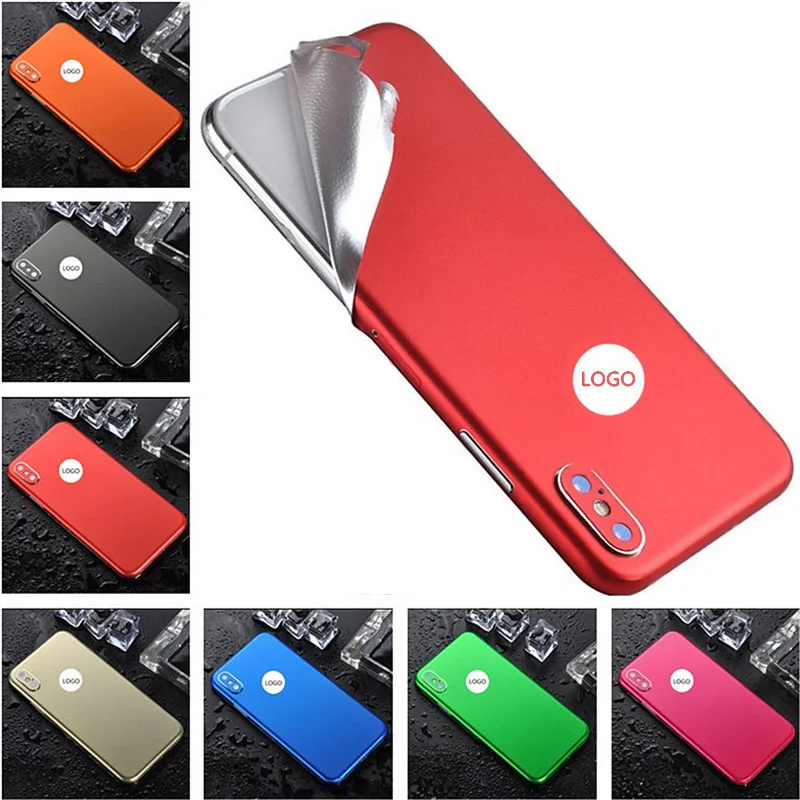 

For iPhone 11 Pro 6 6S 7 8 Plus X XR XS MAX SE 2020 Mobile Phone Film Back Cover Ice Film Full Matte Sticker Color Change Film
