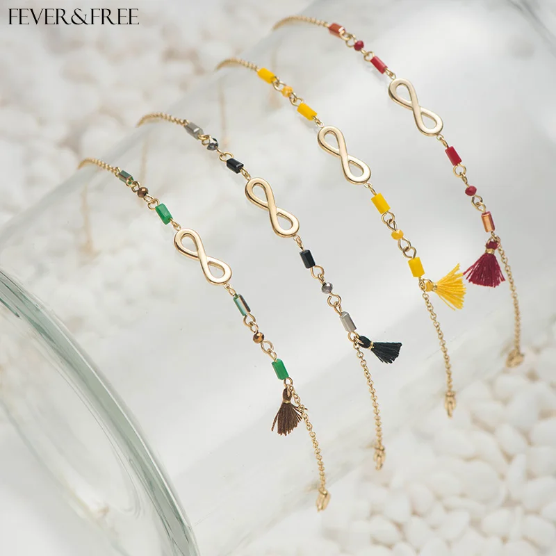 Fever &amp Free винтажные аксессуары Mujer очаровательный золотой браслет для женщин из