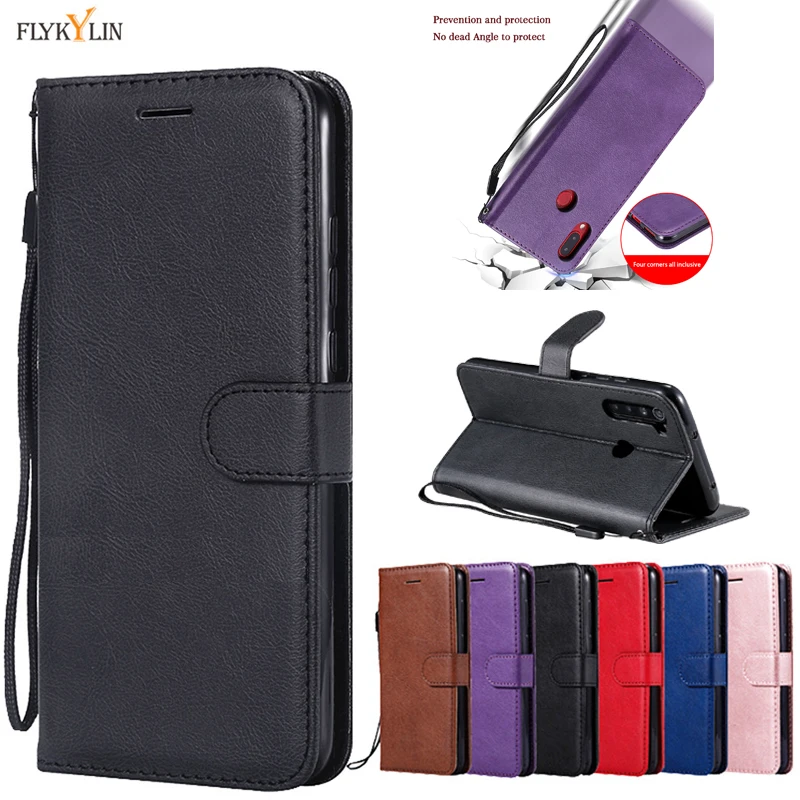 Кожаный чехол для Fundas Xiaomi Redmi Note 7 coque 5 6 Pro простой флип-кошелек чехлы телефонов с