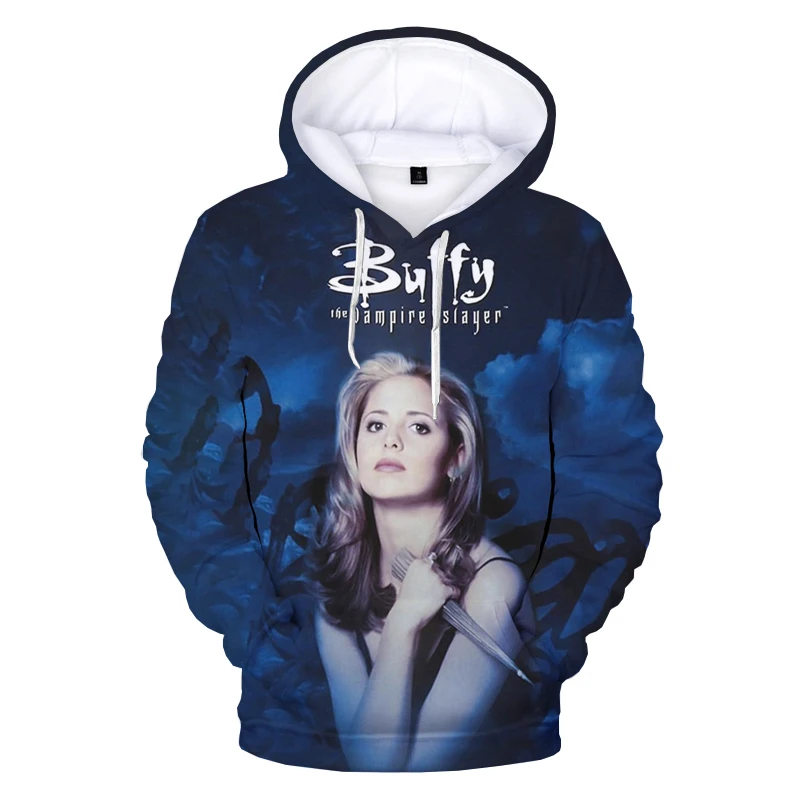 

Creative Novelty Buffy the Vampire Slayer Men/Women Funny Unisex Harajuku Casual Pullover Boys/girls Hip Hop 3D Print Hooded