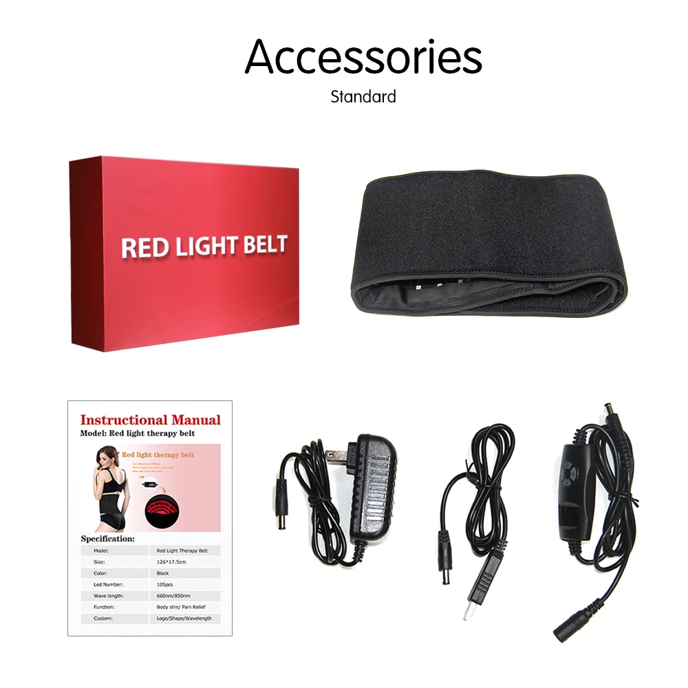 105w 660nm 850nm led red light therapy near infrared light therapy devices large pads wearable wrap for pain relief at home free global shipping