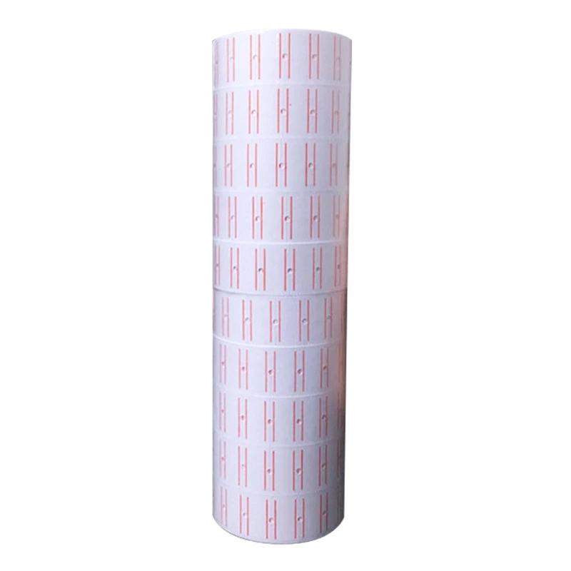 

10 Roll Self Adhesive Price Label Sticker Paper Price Labels Tag Single Row for Price Labeller Suitable for Grocery Supermarket