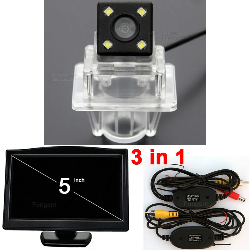 Fongent заднего вида парковочная Камера комплекты Обратный монитор для Mercedes Benz C Class