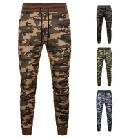 swagwhat long casual pants men slim fit tracksuit sports camouflage male gym cotton skinny joggers sweat casual pants trousers