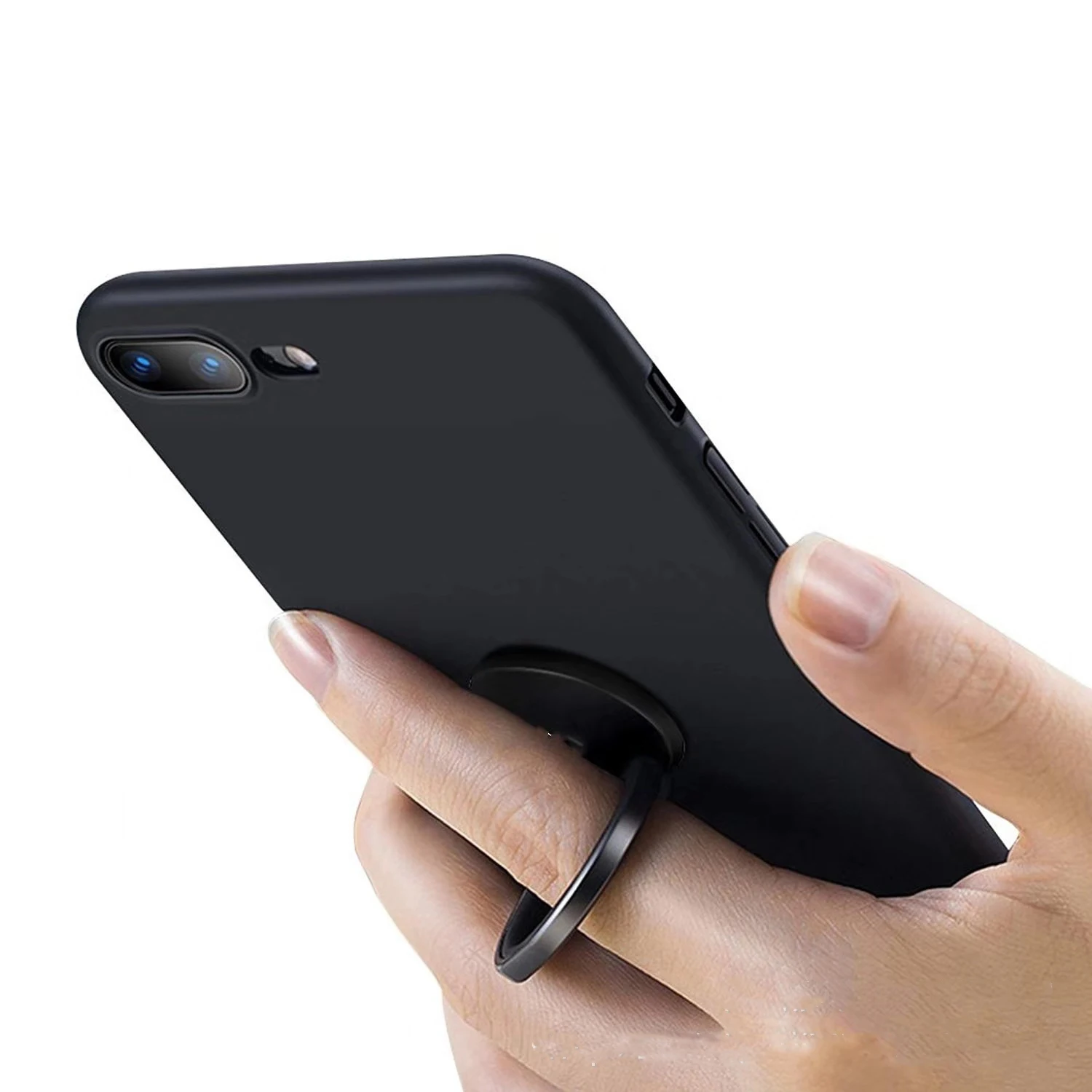 High Quality Metallic 360° Rotatable Finger Ring  Phone Socket Phone Holder Worktable For Magnetic Phone Stand