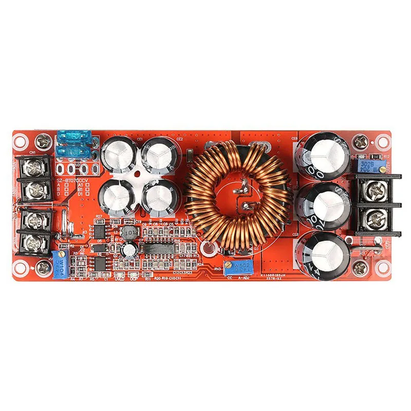 AABB-1200W высокой мощности конвертер усилитель Повышающий Модуль питания 20A в 8-60V