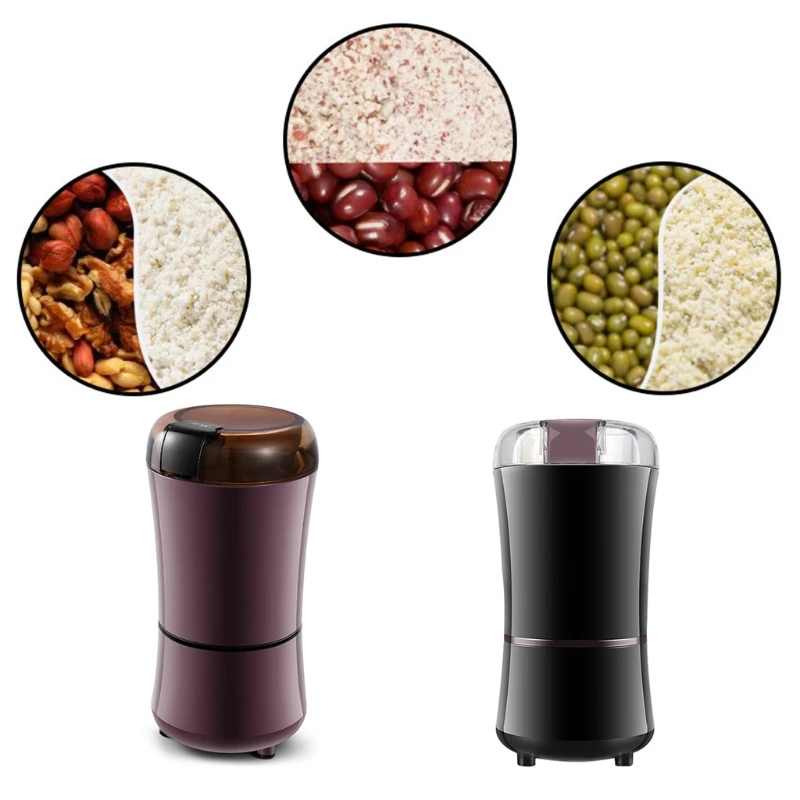 

Домашняя электрическая мельница для кофейных зерен с европейской вилкой, мельница, инструмент «сделай сам», многоцелевые травы, соль, перц, ...