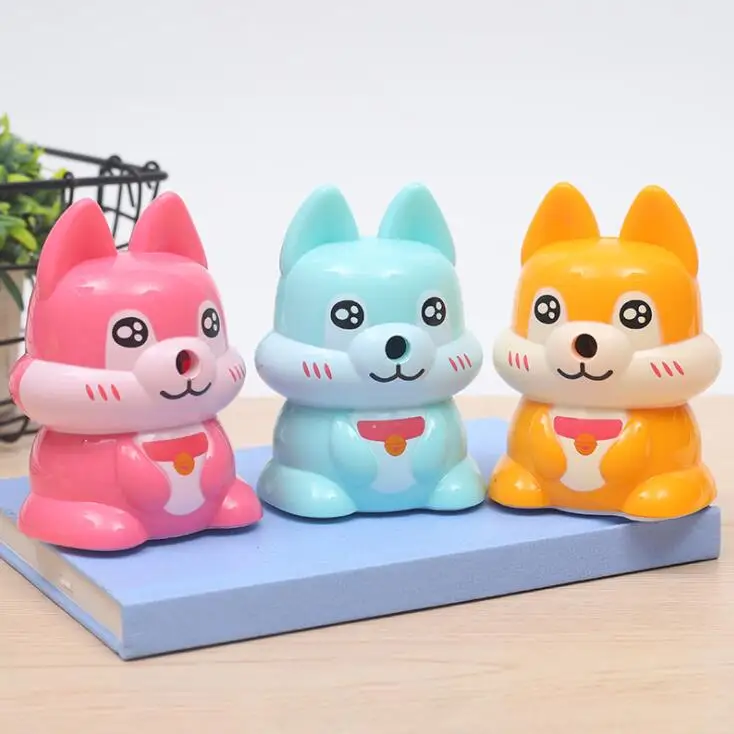 1 шт. каваи животное собака точилка для карандаша ручная Детские карандаши