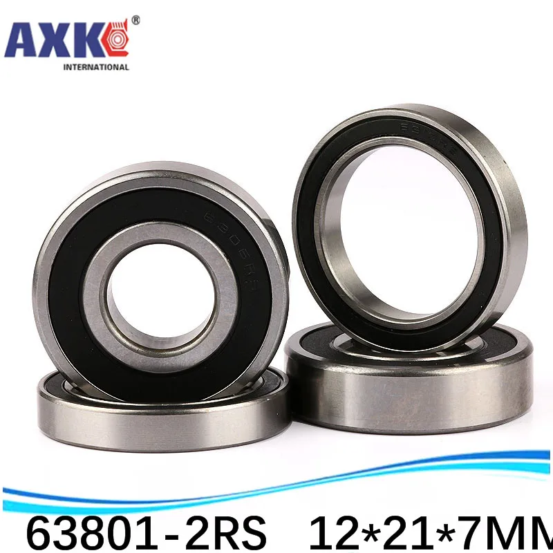 6801W7 подшипник для экскаватора 63801 2RS 12*21*7 мм 12x21x7 двойная экранированная