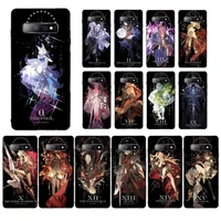 yndfcnb fate grand order tarot fgo anime phone case for samsung s10 21 20 9 8 plus lite s20 ultra 7edge