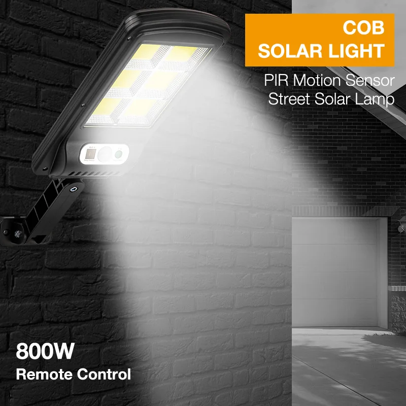 Уличный светодиодный водонепроницаемый светильник на солнечной батарее