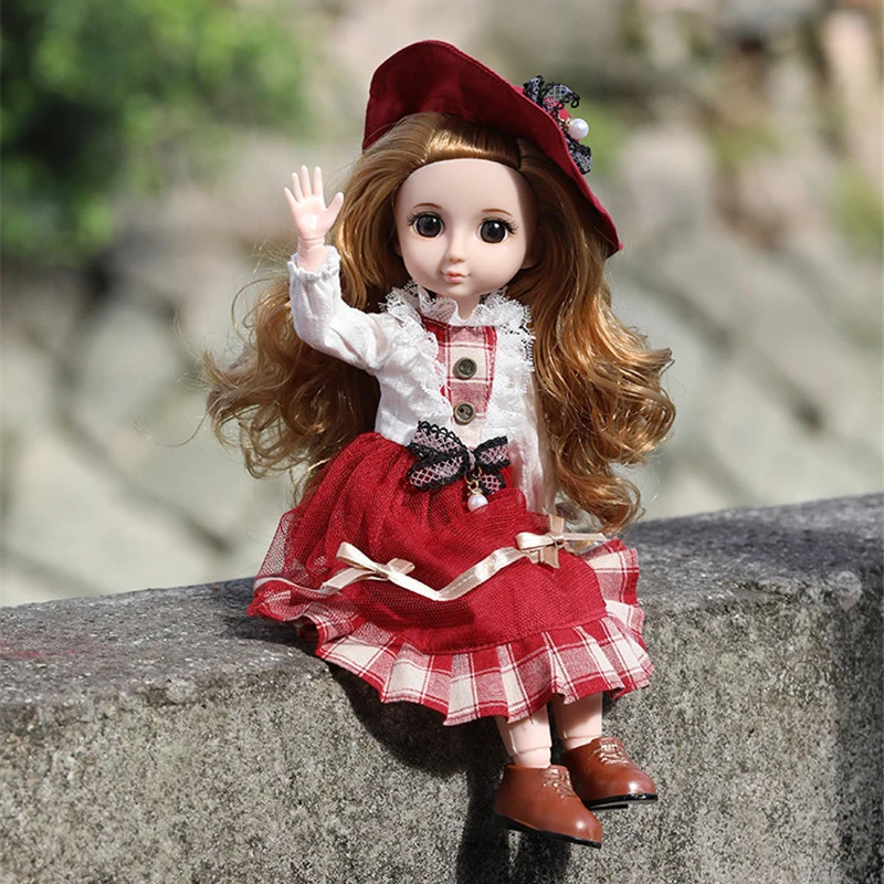 

1/6 Classic Vintage Style Dress Up BJD Dolls Toys DIY 36 CM Manual Make up Beautiful Dress BJD Dolls for Girls Birthday Toy Gift