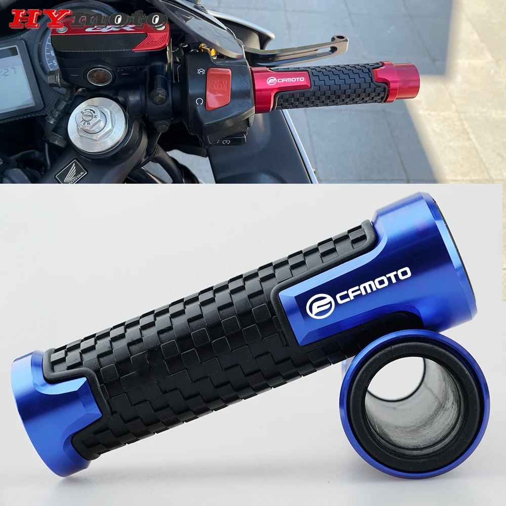 

Для CFMOTO 400NK 650NK 150NK 400 650 150 NK аксессуары для мотоциклов с ЧПУ 7/8 дюйма 22 мм ручки руля ручки защитная Ручка Рукоятка