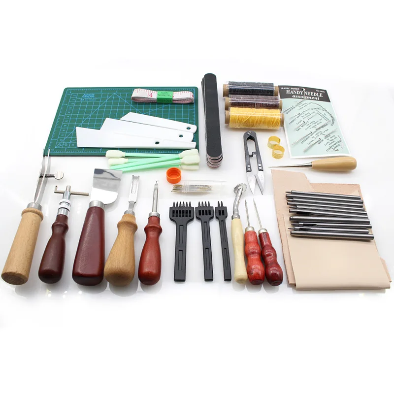 Кожаные рабочие инструменты ремесло резки мат Вощеная трэд Нидл обрезки машина