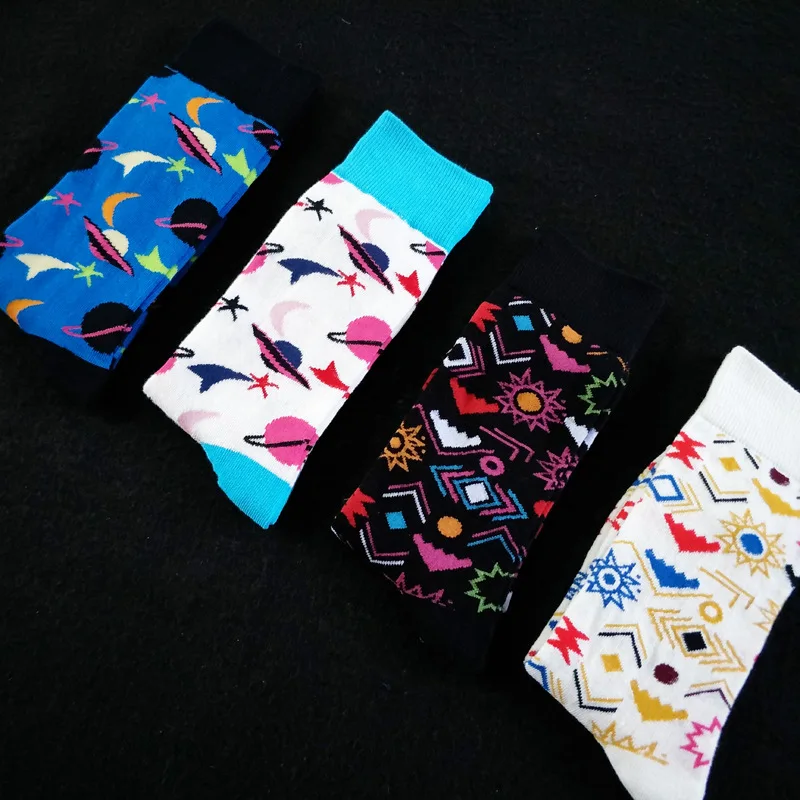 Носки для Для мужчин сезон весна осень зима хлопок Personlity рисунком символа