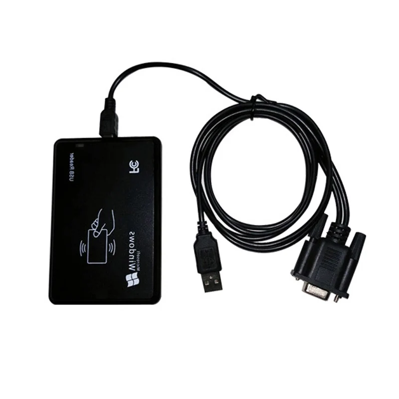 

ISO1443A/11784 TK4100/EM4100 RFID NFC Smart IC Card Reader WriterDuplicator with USB for Card Key Fobs