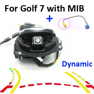 Dynamic Golf 7 Для VW Знак логотипа умные флип-кейсы заднего вида Камера для VW Golf 5/6/7, MK6/MK7 Passat CC B6/B7/B8 поло EOS Magotan жук - Название цвета: Dynamic Golf 7
