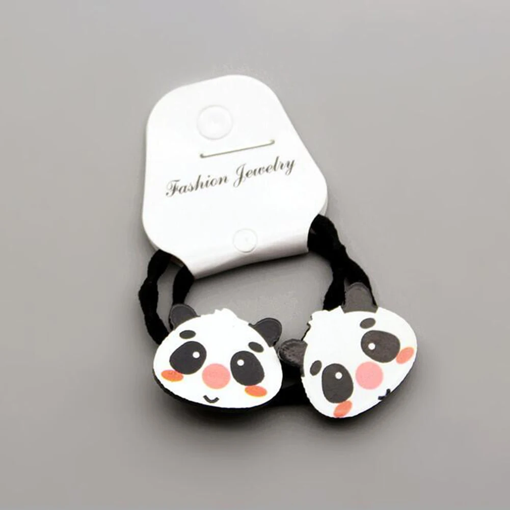 2 шт. веревка для волос с мультяшным животным Кроликом медведем котом детей