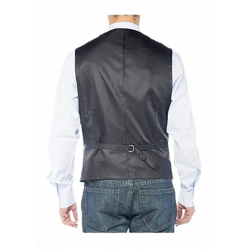 [MJ11] модный мужской однобортный бархатный жилет для свадебного шафера