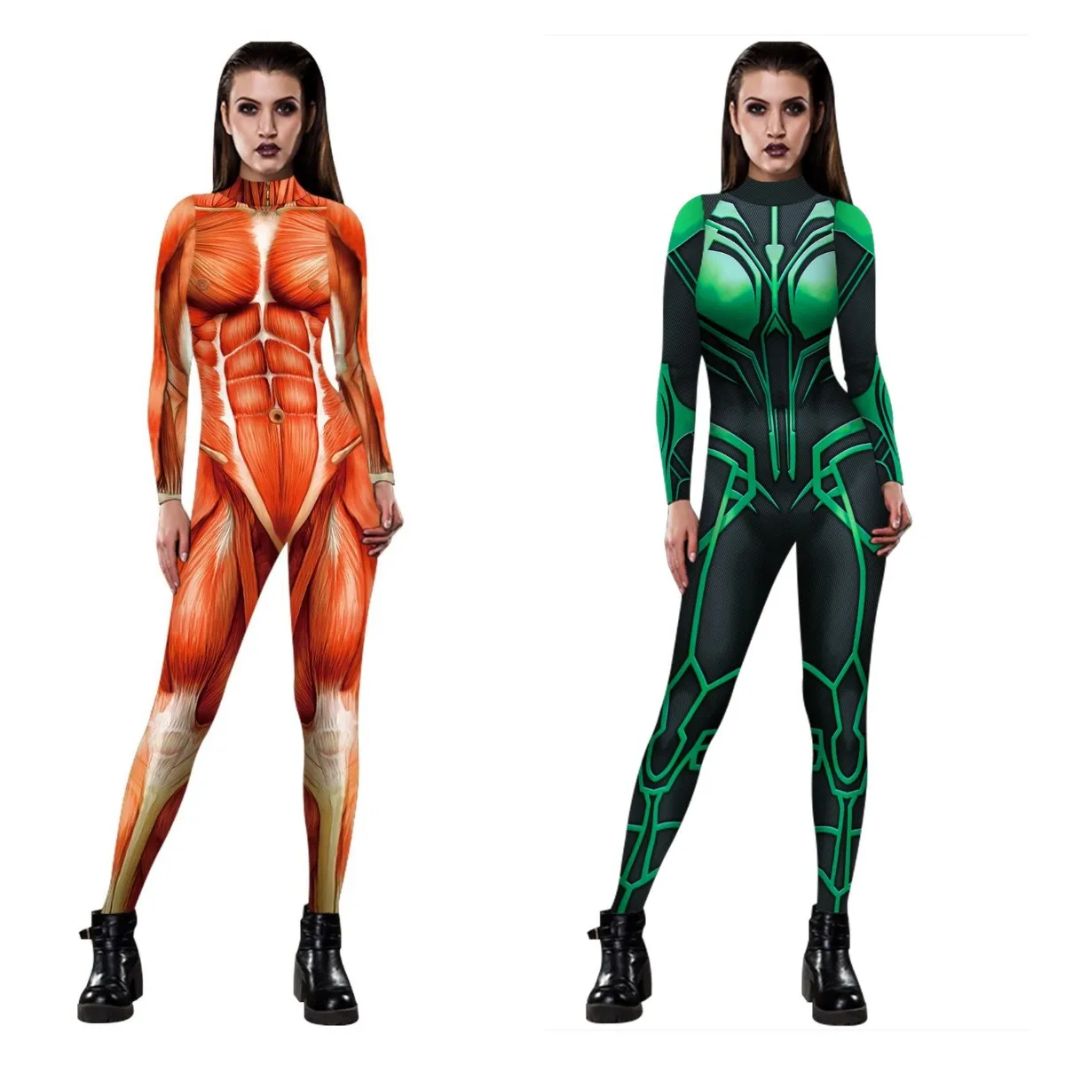 

Anime attack on Titan TIGHTS HALLOWEEN cosplay costume digital printing tights personality Jumpsuit