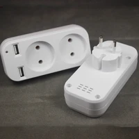 wall usb plug adapter double socket outlet for phone charge free shipping double usb port 5v 2a usbindicator light z 10