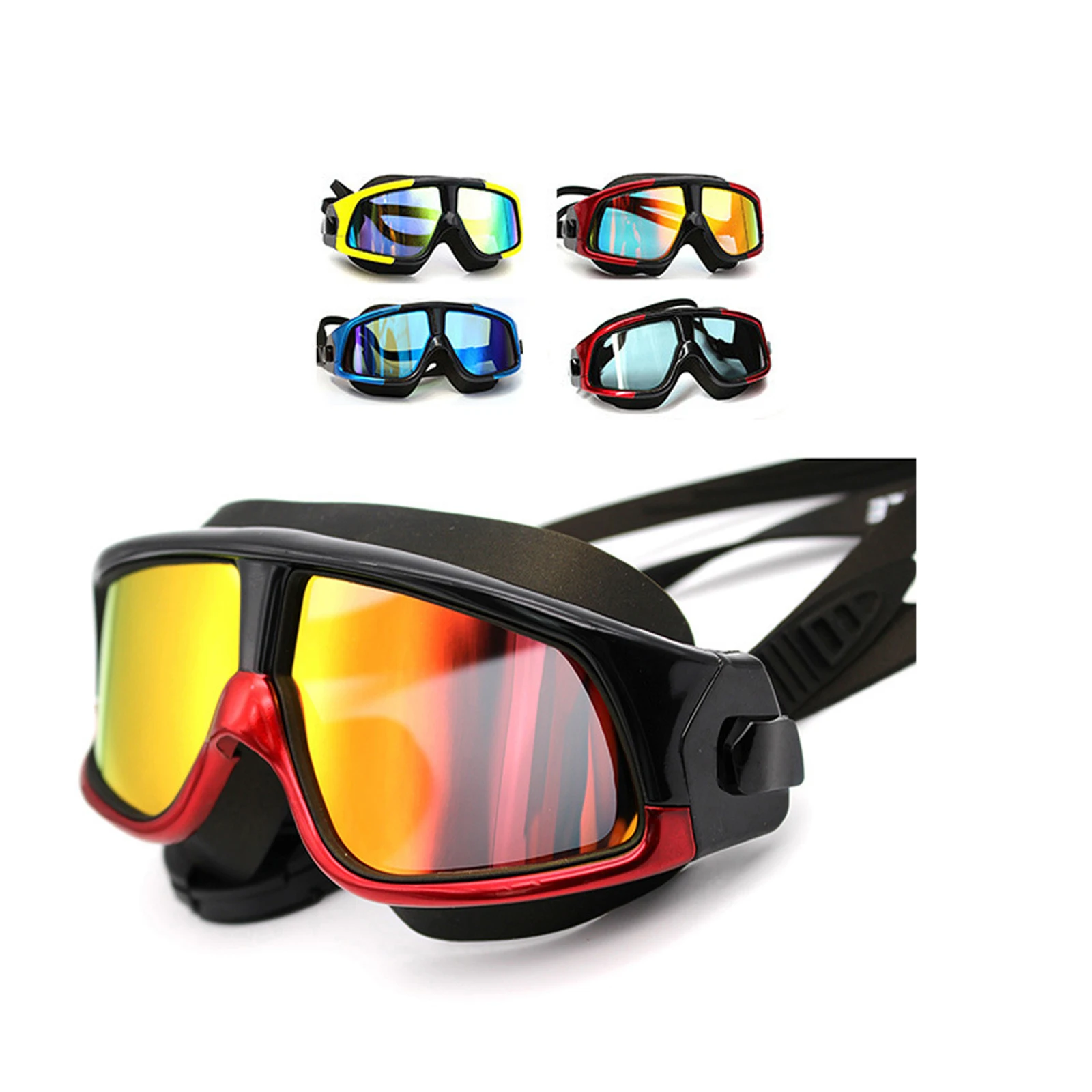 

Summer Men Women Swimming Goggles Waterproof Eyewear Anti Fog Water Diving Pool Glasses Adjustable Large Viewing Angle