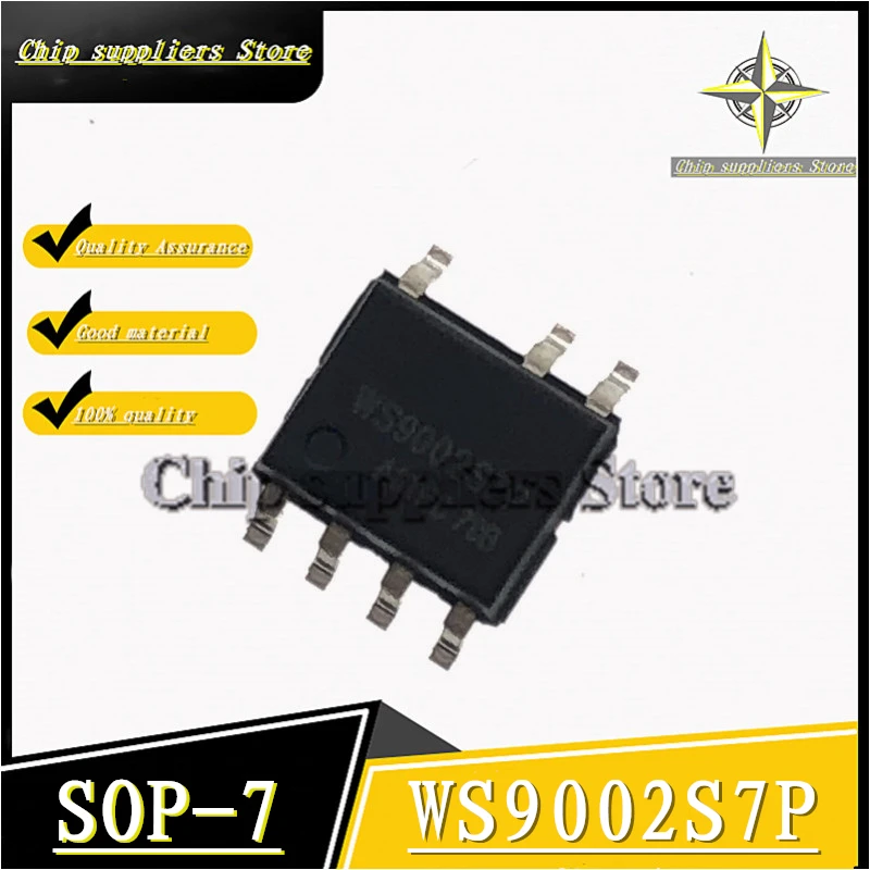 Микросхема драйвера питания для Светодиодный WS9002S7P SOP-7 100 S 9002 шт. 100% | Электронные