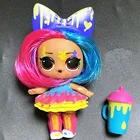 Выбрать 1 шт. серия 5 LOLs hairgoal изменить цвет 8 см большая сестра волосы куклы брызги Lols набор детская игра игрушка подарок на день рождения