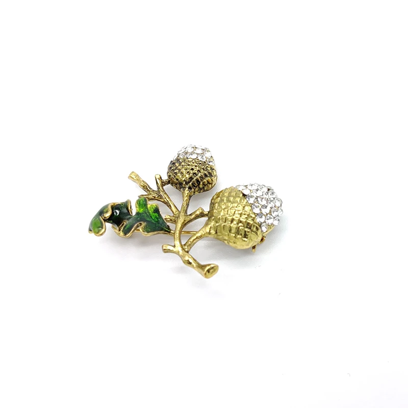 

PD BROOCH New Bud Flower Lotus Brooch High-grade Oil-drip Zircon Embellished Exquisite Brooch Gift Jewelry Wholesale Enamel Pin