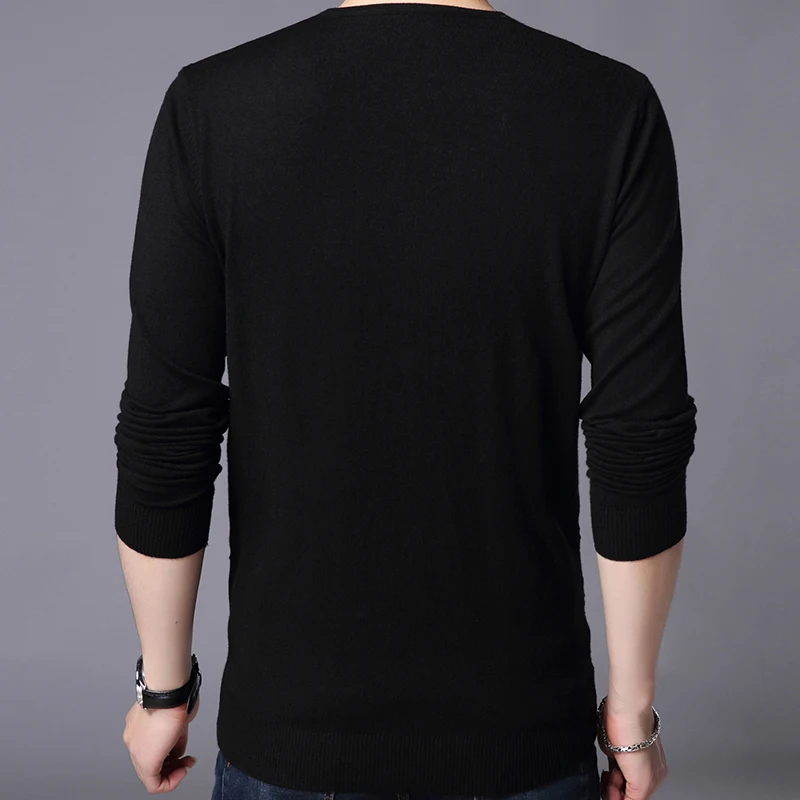 2020 брендовый дизайнерский пуловер однотонный мужской свитер мужские